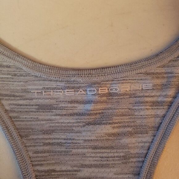 Under Armour Threadborne Gray Racerback Tank Top - Picture 7 of 7